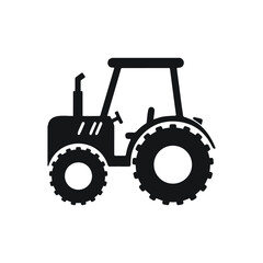 agriculture farm tractor vector illustration design