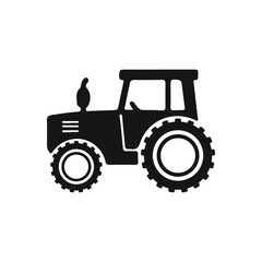 farms tractor vehicles transportation vector illustration design