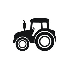 orchard tractor vehicle transportation vector illustration design