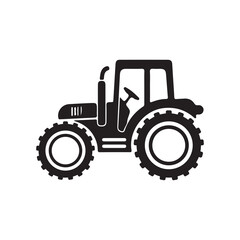 orchard tractor vehicle vector illustration design
