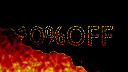 10 Percent Off, Hot Burning. 