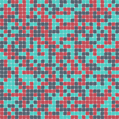 Fototapeta premium Abstract Geometric Pattern generative computational art illustration