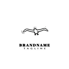 bird logo icon design template vector illustration