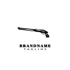 gun design logo template icon vector illustration