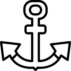 anchor line icon