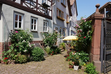 Fototapeta na wymiar Altstadt Lohr am Main