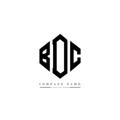 BDC letter logo design with polygon shape. BDC polygon logo monogram. BDC cube logo design. BDC hexagon vector logo template white and black colors. BDC monogram, BDC business and real estate logo. 