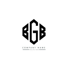 BGB letter logo design with polygon shape. BGB polygon logo monogram. BGB cube logo design. BGB hexagon vector logo template white and black colors. BGB monogram, BGB business and real estate logo. 