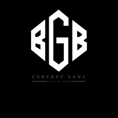 BGB letter logo design with polygon shape. BGB polygon logo monogram. BGB cube logo design. BGB hexagon vector logo template white and black colors. BGB monogram, BGB business and real estate logo. 