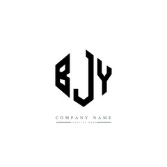 BJY letter logo design with polygon shape. BJY polygon logo monogram. BJY cube logo design. BJY hexagon vector logo template white and black colors. BJY monogram, BJY business and real estate logo. 