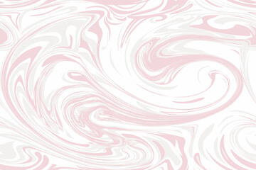Liquide, marbre, fluide, encre, peinture motif vectoriel de texture abstraite de couleur pastel