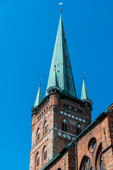 Fototapeta na wymiar St. Peter Church in Lübeck, Germany