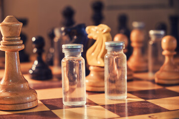 The coronavirus vaccine on the chessboard, the concept of a pandemic and politics