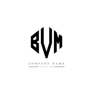 BVM letter logo design with polygon shape. BVM polygon logo monogram. BVM cube logo design. BVM hexagon vector logo template white and black colors. BVM monogram, BVM business and real estate logo. 