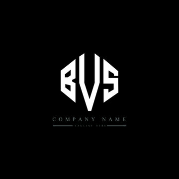 BVS letter logo design with polygon shape. BVS polygon logo monogram. BVS cube logo design. BVS hexagon vector logo template white and black colors. BVS monogram, BVS business and real estate logo. 