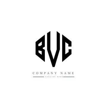 BVC letter logo design with polygon shape. BVC polygon logo monogram. BVC cube logo design. BVC hexagon vector logo template white and black colors. BVC monogram, BVC business and real estate logo. 