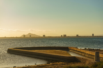 Sea landscape, San Pedro del Pinatar, Spain