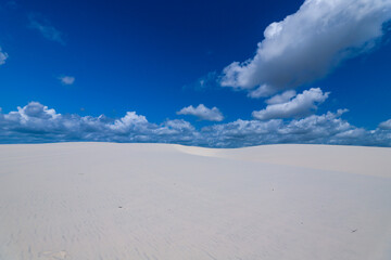 Meeting of sky and desert in Brazil