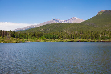 Lily Lake and Long's Peak landscape