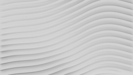 Fototapeta na wymiar Abstract white background of stripes and lines.3d illustration