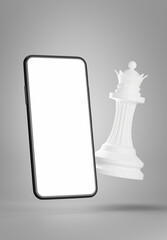 smartphone with business concept for product display.