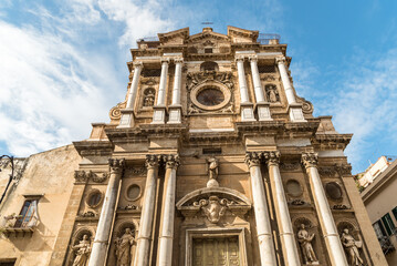 Parish Church of Santa Maria della Pieta in Palermo, Sicily, Italy
