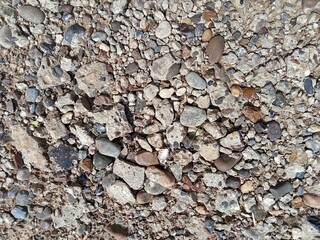 gravel road surface