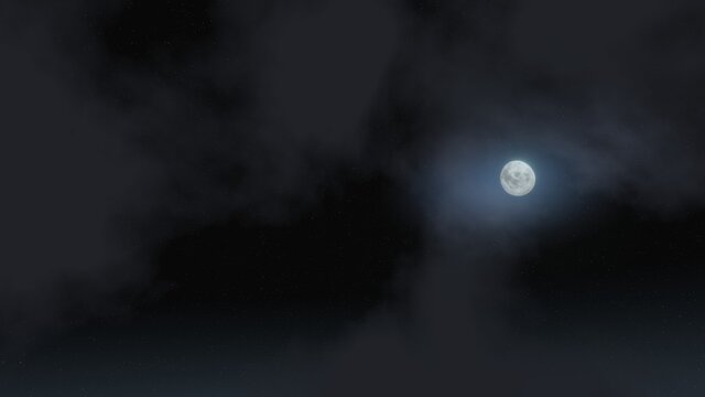 moon in the sky