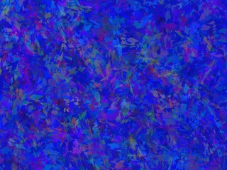 Botanical art. Floral templates with colored leaves. Abstract natural elements. Digital illustration.