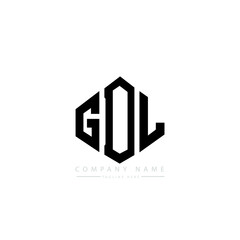 GDL letter logo design with polygon shape. GDL polygon logo monogram. GDL cube logo design. GDL hexagon vector logo template white and black colors. GDL monogram, GDL business and real estate logo. 