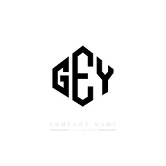 GEY letter logo design with polygon shape. GEY polygon logo monogram. GEY cube logo design. GEY hexagon vector logo template white and black colors. GEY monogram, GEY business and real estate logo. 