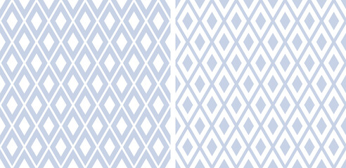 Abstract seamless geometric diamonds patterns.