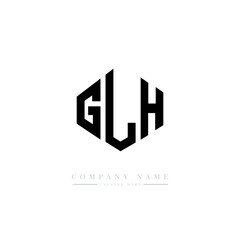 GLH letter logo design with polygon shape. GLH polygon logo monogram. GLH cube logo design. GLH hexagon vector logo template white and black colors. GLH monogram, GLH business and real estate logo. 