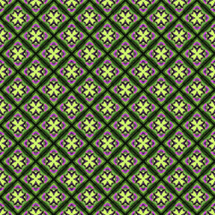 Color pattern texture. Colorful ornamental graphic design. Mosaic ornaments. Pattern template. Vector illustration.