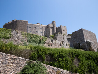 Fototapeta na wymiar Mont Orgueil Castle in Jersey