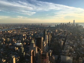 Manhattan View from a Skyscrapper, New York, United States of America