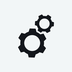gears vector icon illustration sign 