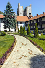 Obraz premium Medieval buildings at Manasija monastery, Serbia
