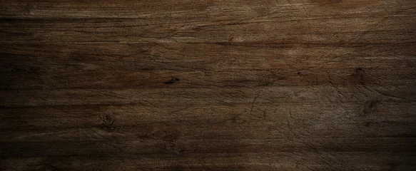 Wandaufkleber Dunkler Holzhintergrund, alte schwarze Holzstruktur für den Hintergrund © Roman's portfolio