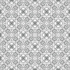 Vector geometric pattern. Repeating elements stylish background abstract ornament for wallpapers and backgrounds. pattern with Black and white color. 