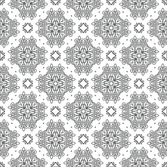 Vector geometric pattern. Repeating elements stylish background abstract ornament for wallpapers and backgrounds. pattern with Black and white color. 