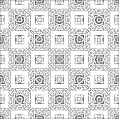 Vector geometric pattern. Repeating elements stylish background abstract ornament for wallpapers and backgrounds. pattern with Black and white color. 
