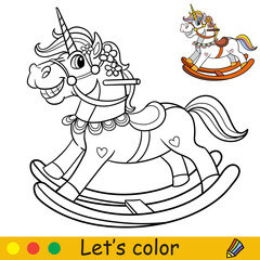 Cartoon cute girl in a flower costume coloring