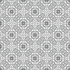 Vector geometric pattern. Repeating elements stylish background abstract ornament for wallpapers and backgrounds. pattern with Black and white color. 