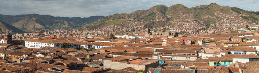 Fototapeta na wymiar Cuzco panorama