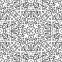 Vector geometric pattern. Repeating elements stylish background abstract ornament for wallpapers and backgrounds. pattern with Black and white color. 