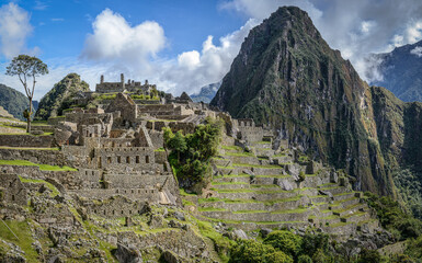 Fototapeta na wymiar Machu Picchu panorama