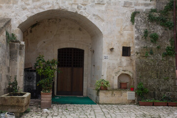 entrance to the church