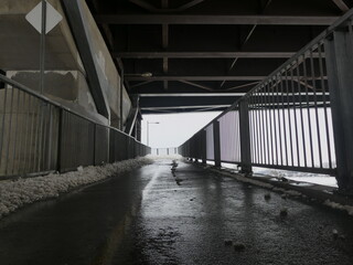 Fototapeta premium a bridge in the city