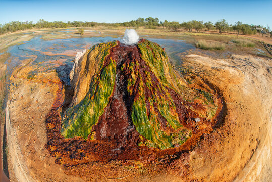 Hot Artesian bore at Burketown Queensland.